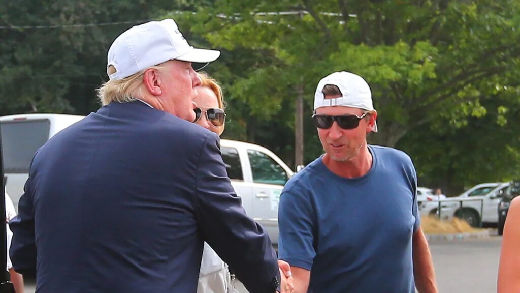 Criticism of Wayne Gretzky by Canadians due to his support for Trump has ‘broken his heart,’ wife says