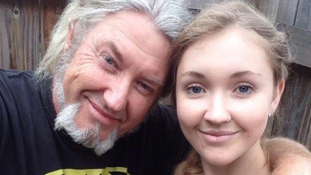 Toyah Cordingley with her father Troy.