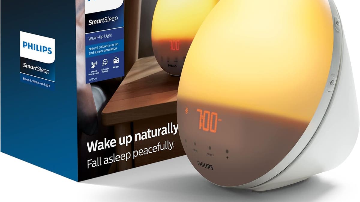 More than just a light therapy lamp, the Philips SmartSleep combines wake-up light and therapy features.