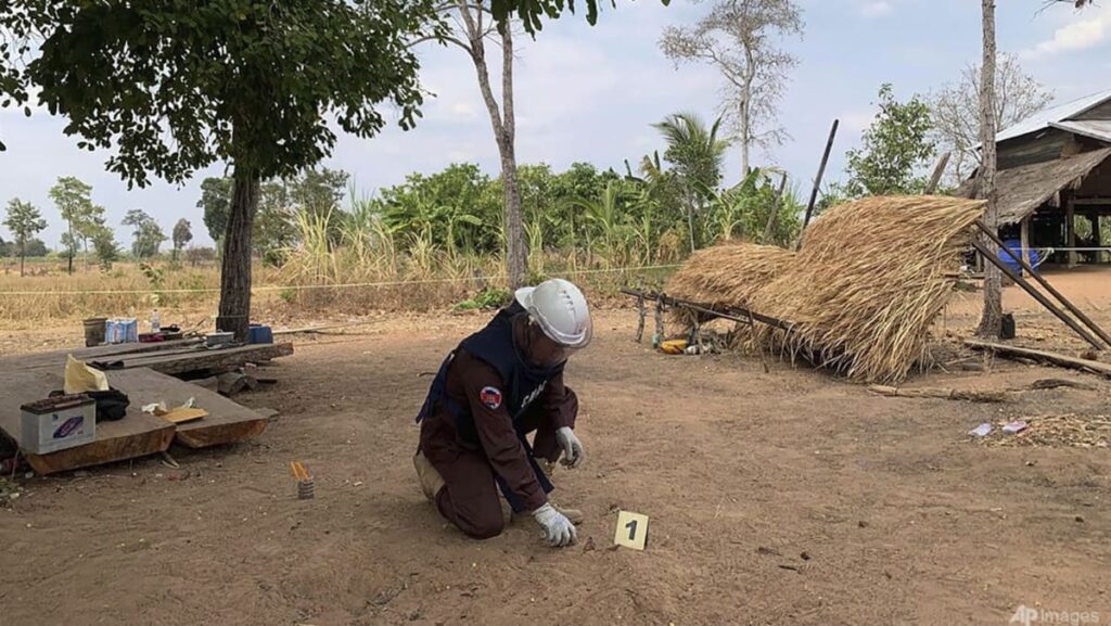 A decades-old rocket-propelled grenade kills 2 toddlers who found it in the Cambodian countryside