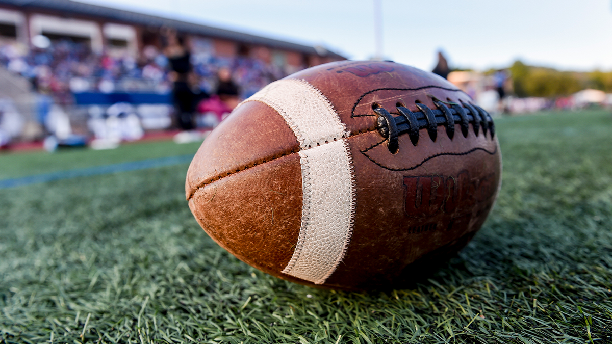 Football on field