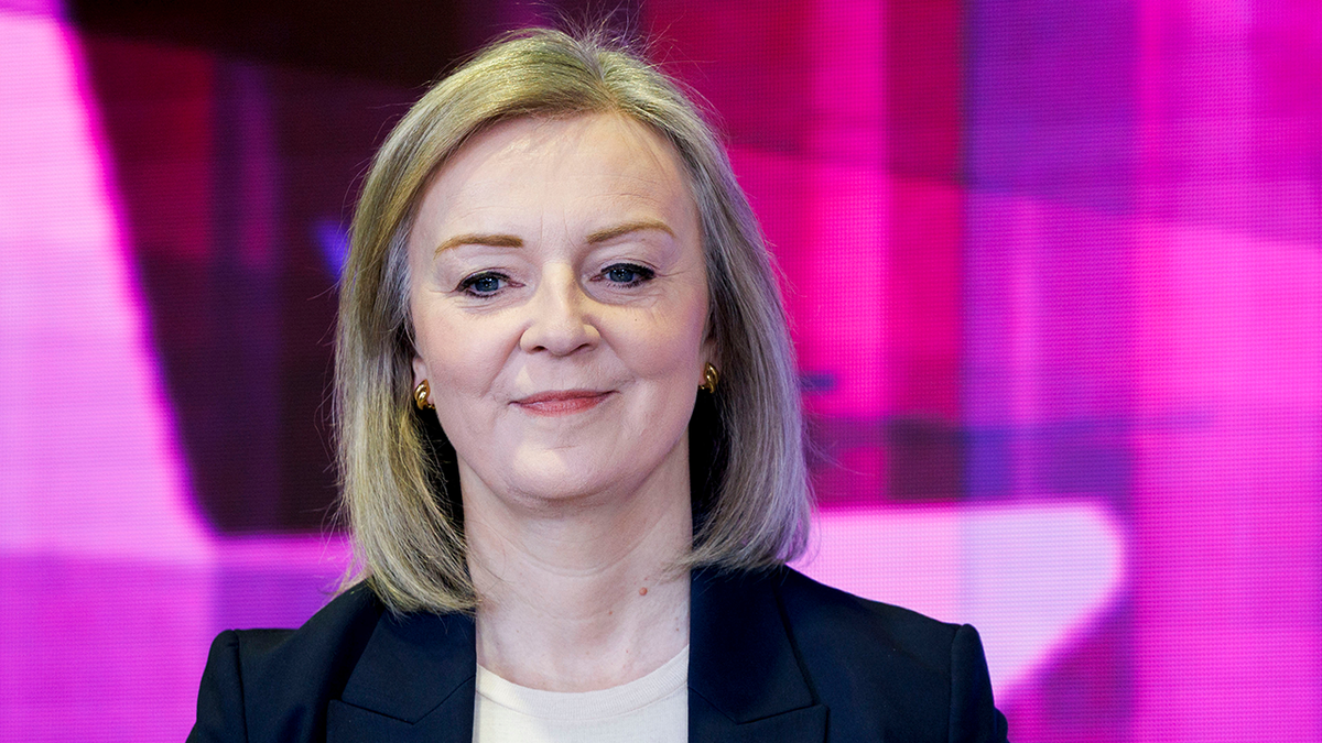 Liz Truss, former UK prime minister, during the Conservative Political Action Conference (CPAC) in National Harbor, Maryland, on Friday, Feb. 21, 2025. 