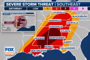 Potential severe weather outbreak puts millions on alert for damaging winds, tornadoes this week