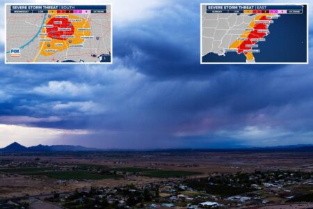 Severe weather outbreak has tens of millions on alert as thunderstorms, tornadoes expected across 25 states