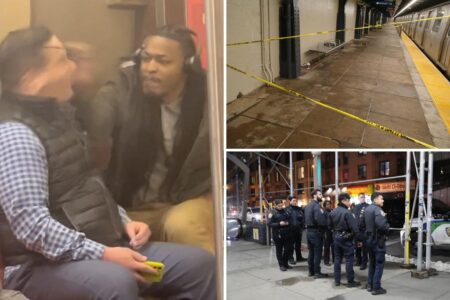 Exclusive | NYC subway slash victim jolted awake by searing face pain ‘angry’ to be stat in soaring crime