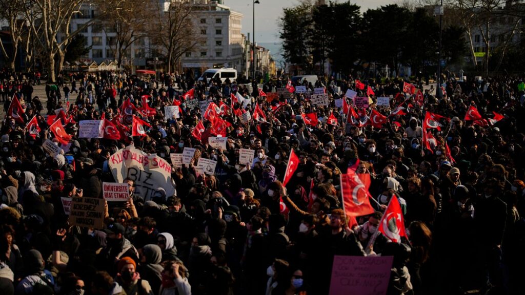 Turkey’s CHP party urges protests after Istanbul mayor’s arrest