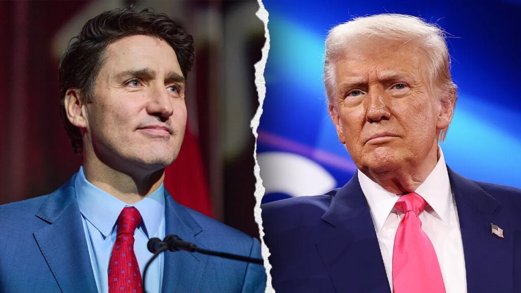 Trump’s threats against Canada boost Trudeau’s Liberal Party in the polls as new tariffs set to begin