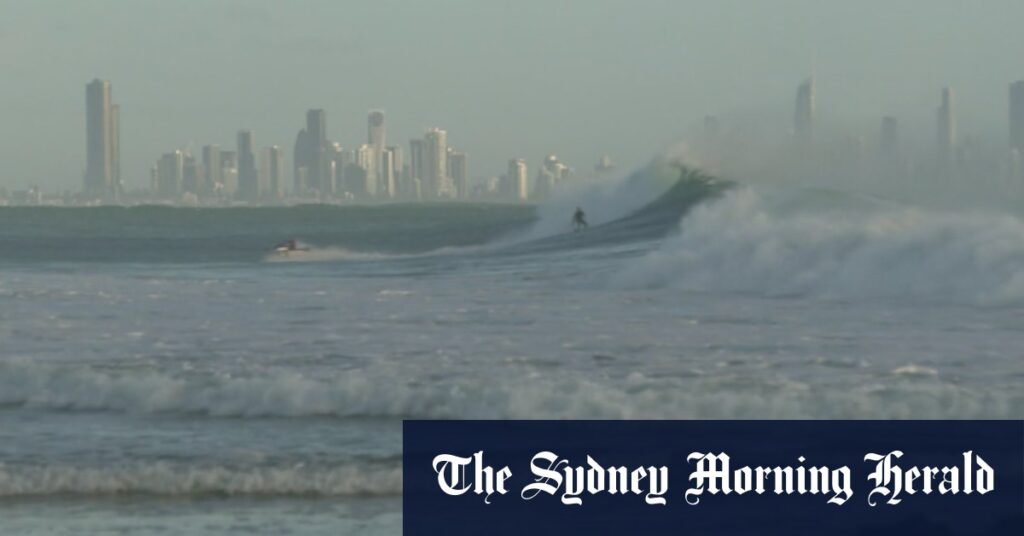 Surfers warned to stay out of water ahead of cyclone’s arrival