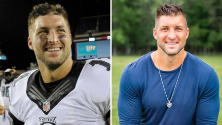 Tim Tebow teases 1st baby’s gender with black-and-white photos before making big announcement