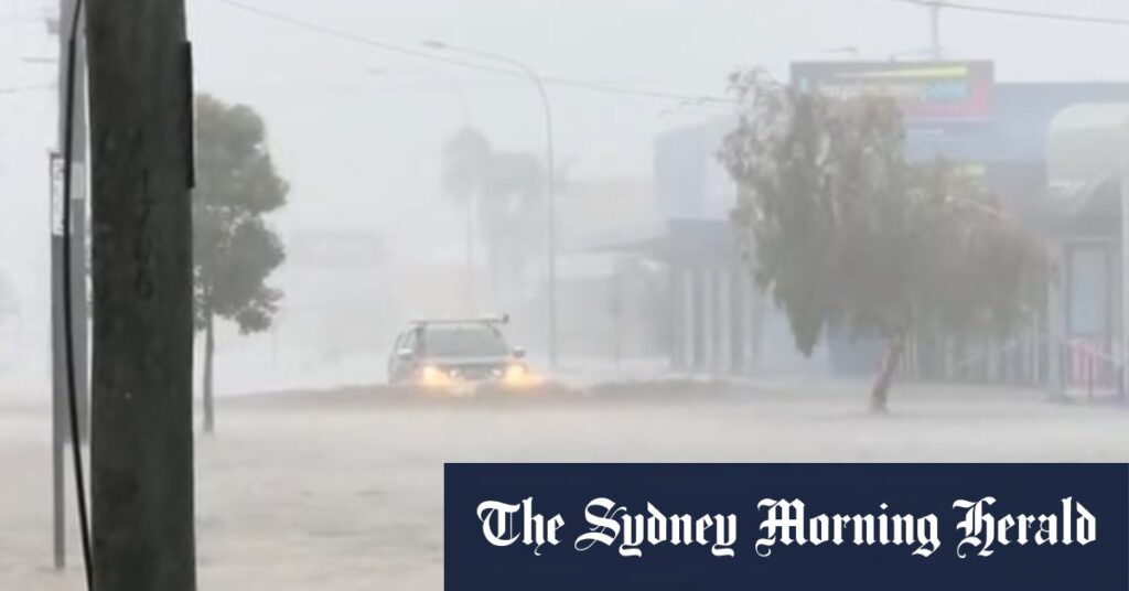 Residents trapped in homes, motorists pulled from cars as storm lashes Hervey Bay