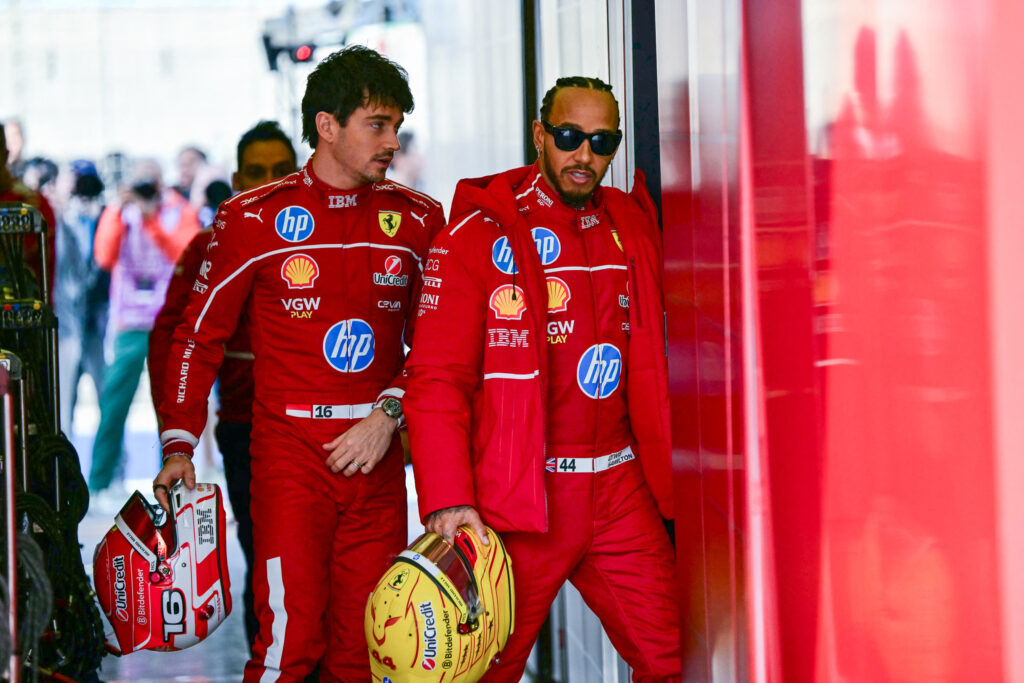 Charles Leclerc Admits Lewis Hamilton Is Getting More Spotlight at Ferrari