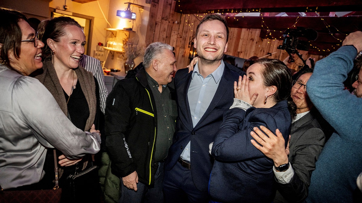 Leader of Greenland's Demokraatit Party, Jens-Frederik Nielsen