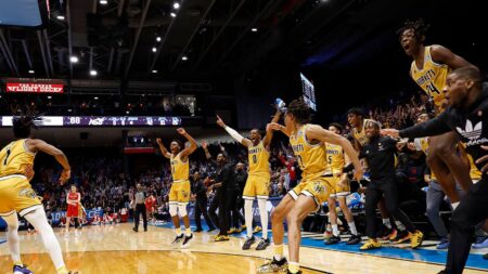 Alabama State gets March Madness started with miraculous Hail Mary in final seconds to advance