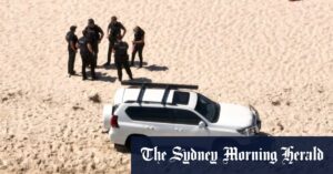 Police chase ends in arrest on Perth beach