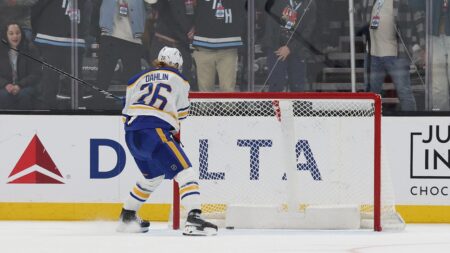 Sabres score embarrassing own goal to lose in miserable fashion to Utah Hockey Club