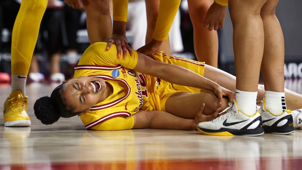 USC’s JuJu Watkins suffers devastating knee injury in March Madness game