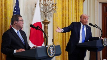 US-Japan alliance unequal, Trump complains