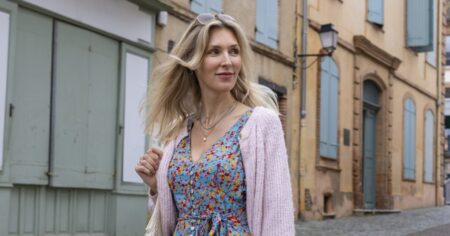 These 13 Ultra-Flattering French-Style Blouses for Women in Their 40s Start at Just 