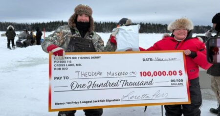 0,000 catch of a lifetime at northern Manitoba ice fishing derby