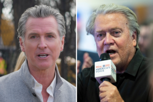 Steve Bannon’s Brand of Populism Finds Unlikely Support From Gavin Newsom