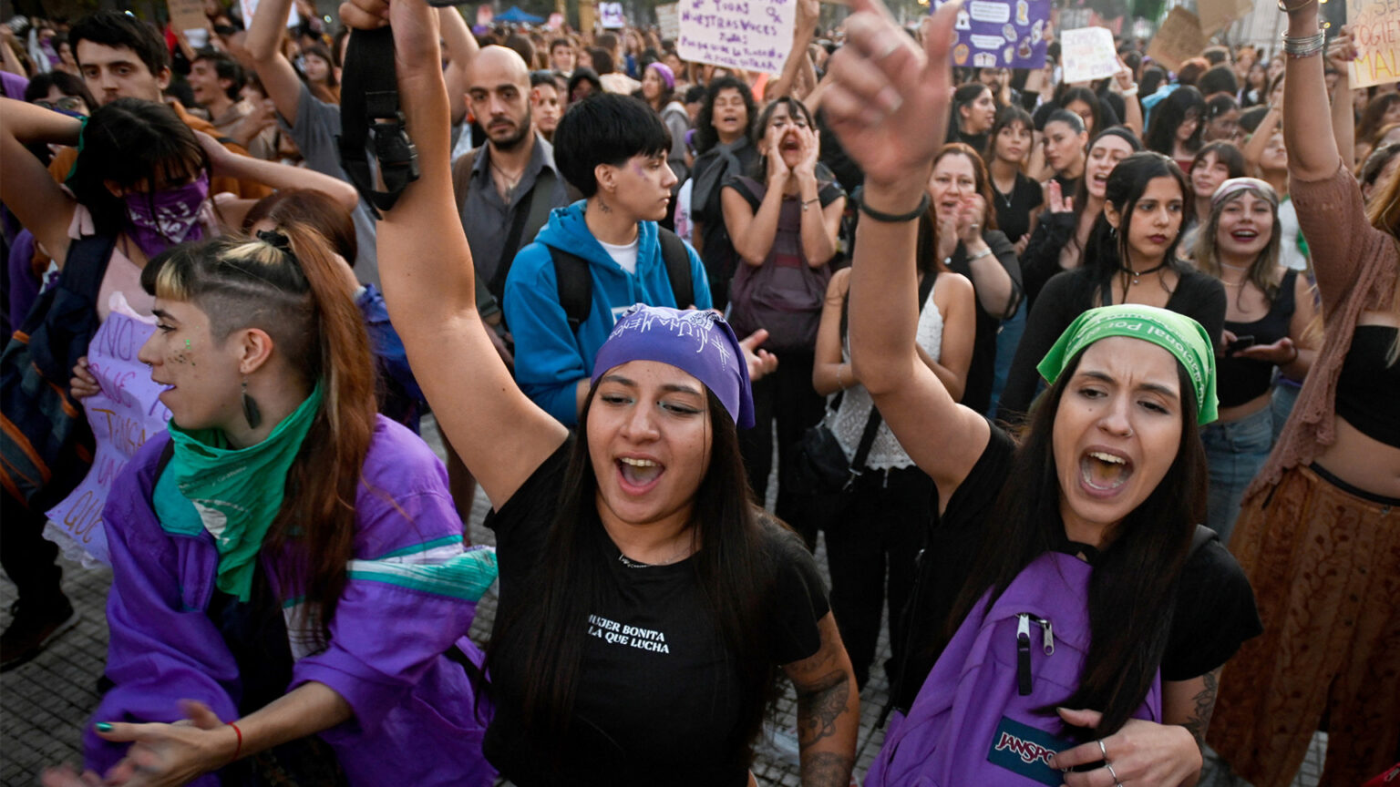 Thousands of women march against femicide in Argentina