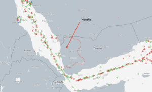 Map Shows How Houthis Threaten Vital Global Shipping