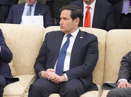 Internet Reacts To Marco Rubio’s Body Language At Trump-Zelensky Meeting