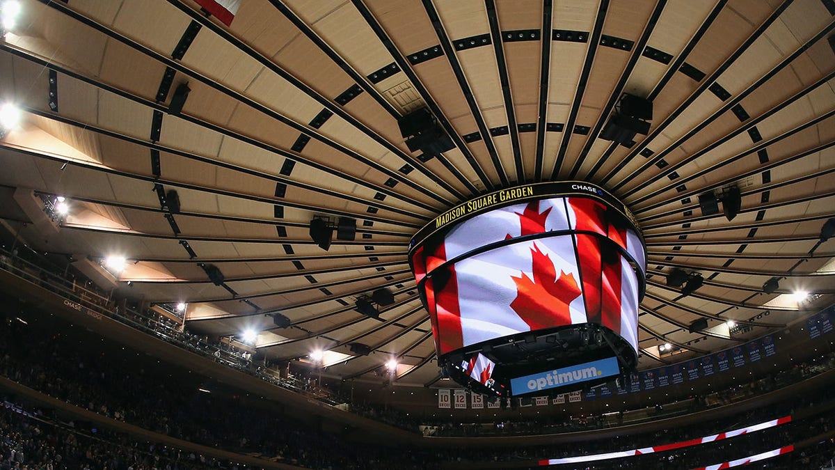 Canada flag at MSG