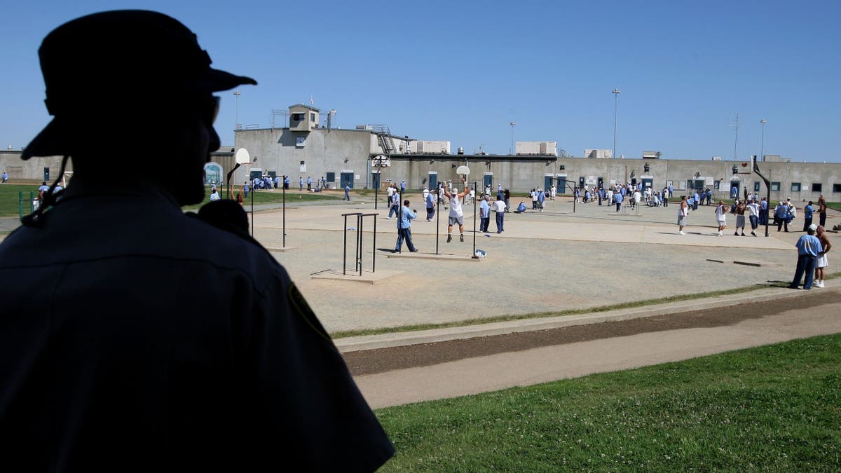 Mule Creek State Prison yard