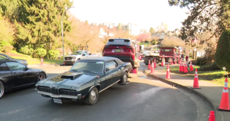 ‘I’ve owned it for 44 years’: Dozens of cars towed from flooded New West parkade