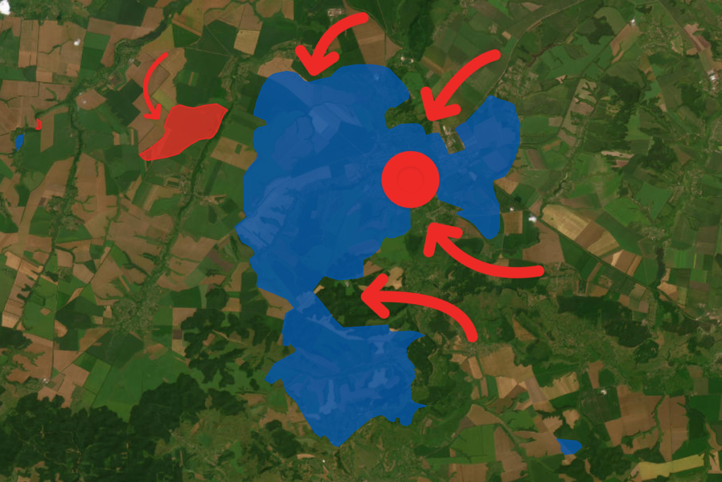 Kursk Map Shows Ukraine’s Salient Collapsing After US Blocks Intel Sharing