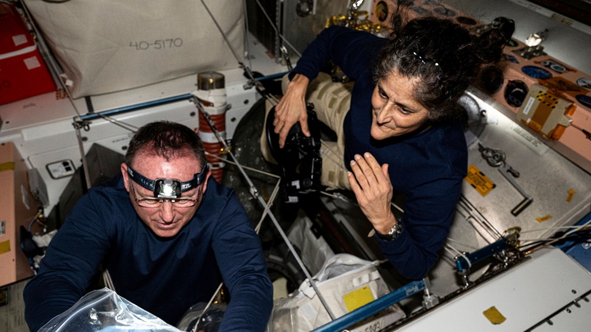 Wilmore and Williams on the ISS