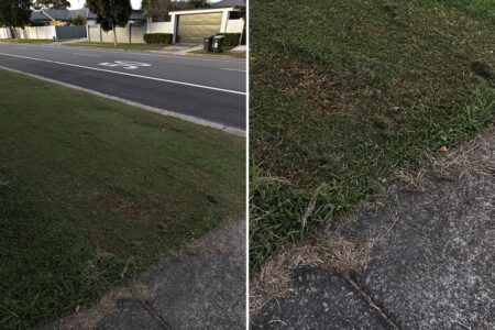 My neighbor won’t stop mowing my lawn — badly