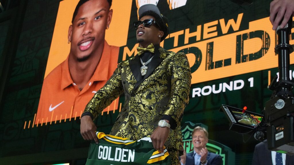 Packers’ Matthew Golden unconcerned about pressure after historic pick: ‘I’ve got something to prove’