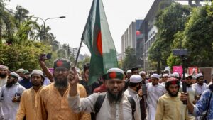 Thousands rally in Bangladesh seeking ban on former PM’s party