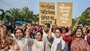 Bangladeshi women rally against gender-based violence