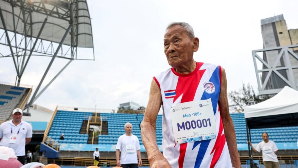 Thai athlete, 105, unrivalled but not lonely at World Masters Games