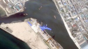 North Korea detains another official over warship launch accident