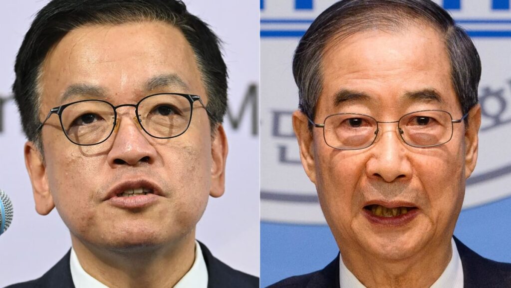 South Korea police impose travel ban on former PM Han and ex-finance minister Choi