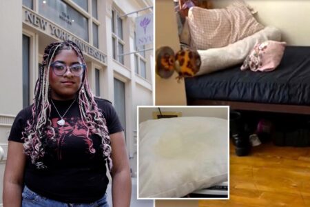 NYU sophomore says her drunk roommate peed on her while she slept — yet school told her to move out