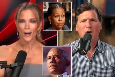 Tucker Carlson, Megyn Kelly claim Michelle Obama ‘obviously really dislikes’ husband Barack