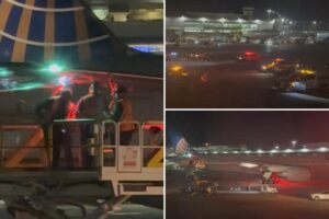 United Airlines planes clip wings while preparing to depart from San Francisco airport