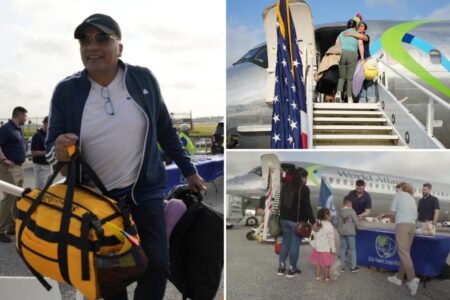 ‘Project Homecoming’ launches first flight of 64 illegal immigrants accepting ,000 to self-deport