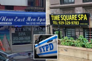 Gay sex spas face unhappy ending after offering sexual treats to undercover cops for less than 0: suit