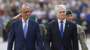 Chancellor Merz inaugurates German brigade in Lithuania in NATO boost