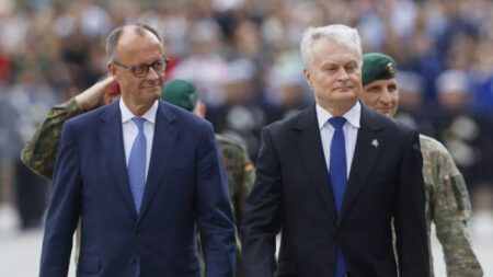 Chancellor Merz inaugurates German brigade in Lithuania in NATO boost