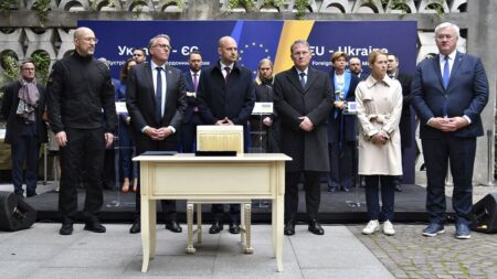 Ukraine’s allies endorse special tribunal to prosecute Vladimir Putin