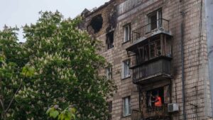 At least two killed in Russian missile and drone strikes on Kyiv