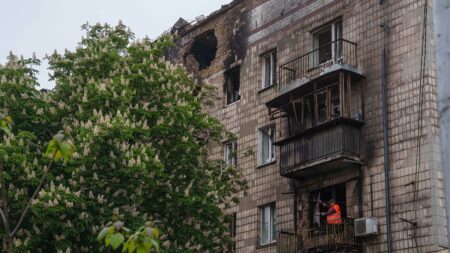 At least two killed in Russian missile and drone strikes on Kyiv