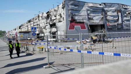 Poland blames Russia for arson attack on Warsaw shopping centre